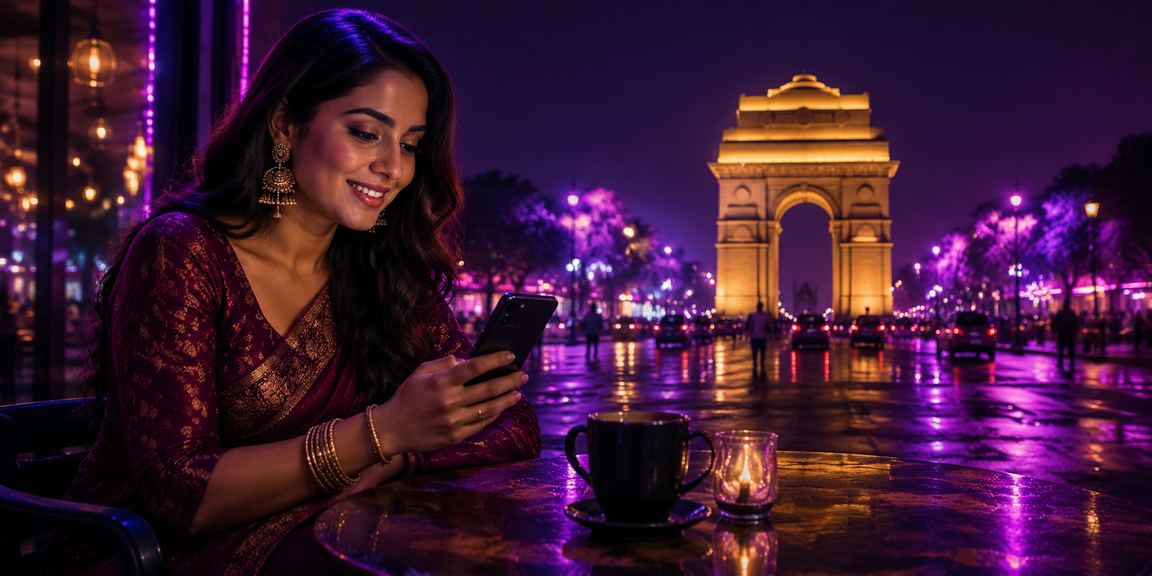 Live casino play with mobile device in Delhi India
